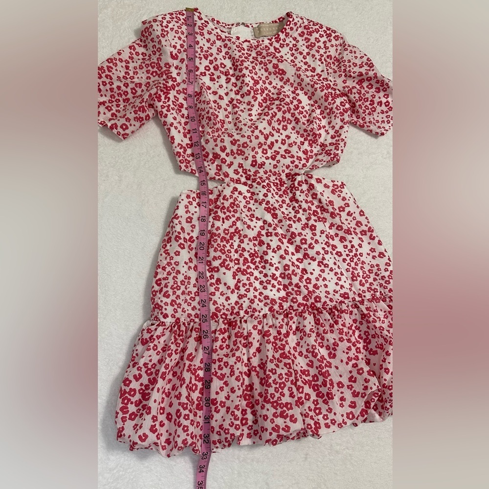 NWOT KEEPSAKE the Label Red and White Casual Floral Sundress Size S - Picture 7 of 16
